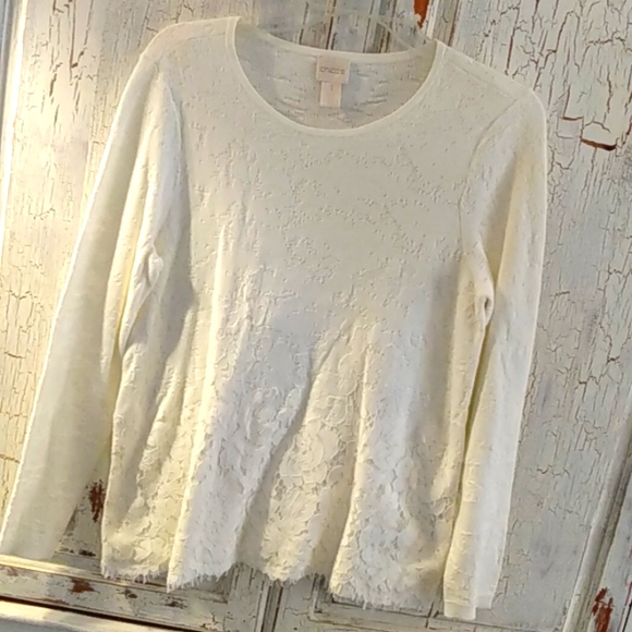 Off White Chico Knit Sweater - Picture 1 of 5